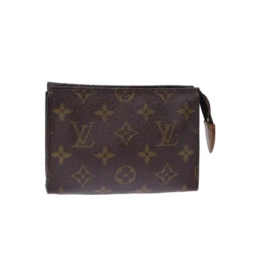 Louis Vuitton Vintage Pre-owned Canvas handvskor Brown, Dam