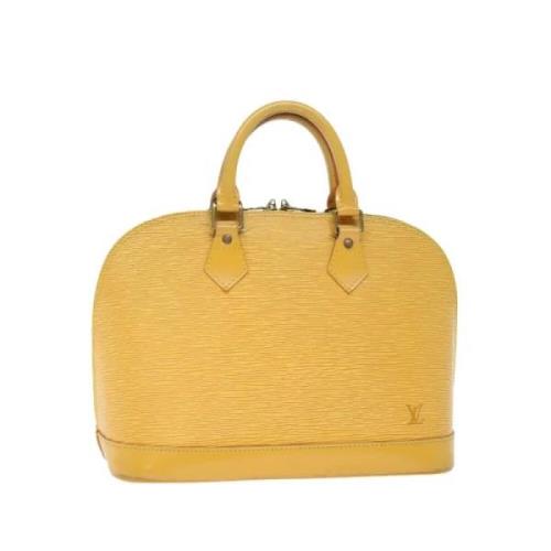 Louis Vuitton Vintage Pre-owned Laeder handvskor Yellow, Dam