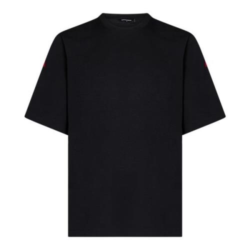 Dsquared2 Svart Logo Crewneck T-shirt Aw24 Black, Herr