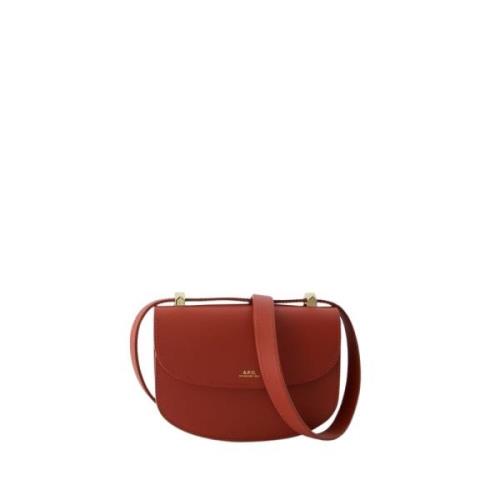 A.p.c. Mini Crossbody Väska - Läder - Röd Red, Dam