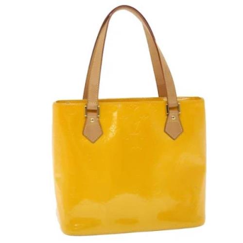 Louis Vuitton Vintage Pre-owned Laeder handvskor Yellow, Dam