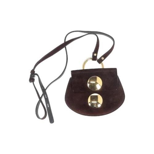 Chloé Pre-owned Pre-owned Mocka axelremsvskor Brown, Dam