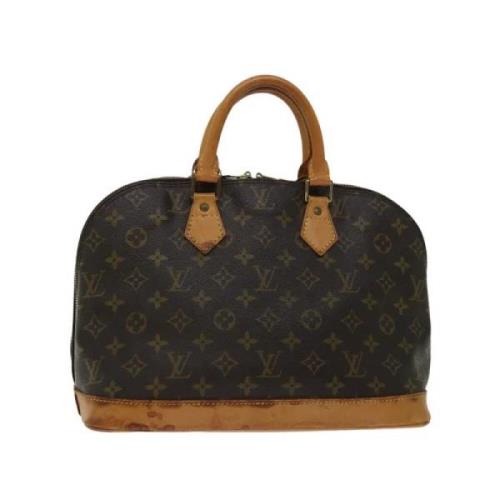 Louis Vuitton Vintage Pre-owned Canvas handvskor Brown, Dam