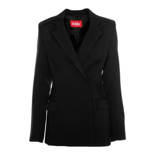 032c Skräddarsydd Clepsydra Blazer Black, Dam