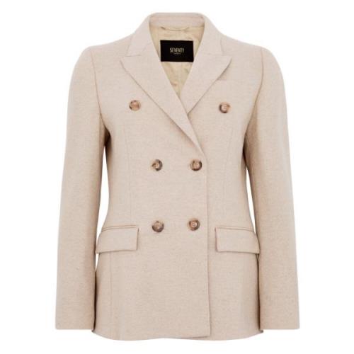 Seventy Snygga Blazers för Män och Kvinnor Beige, Dam