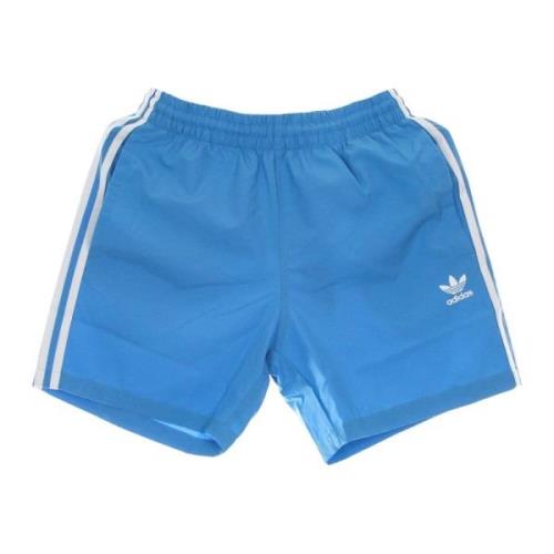 Adidas Sky Rush Badshorts med 3 Ränder Blue, Herr