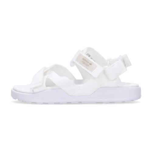 Adidas Elastisk sportsandal med justerbara remmar White, Dam