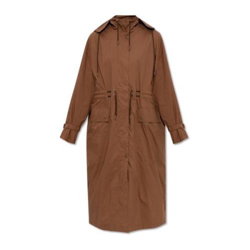 Max Mara Parka med dragsko Augusta Brown, Dam