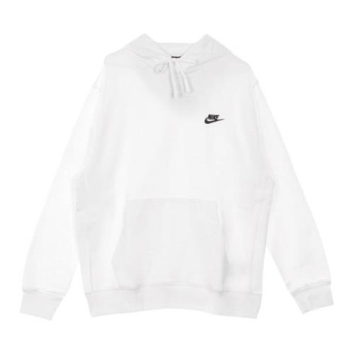 Nike Club Fleece Hoodie Vit/Svart White, Herr