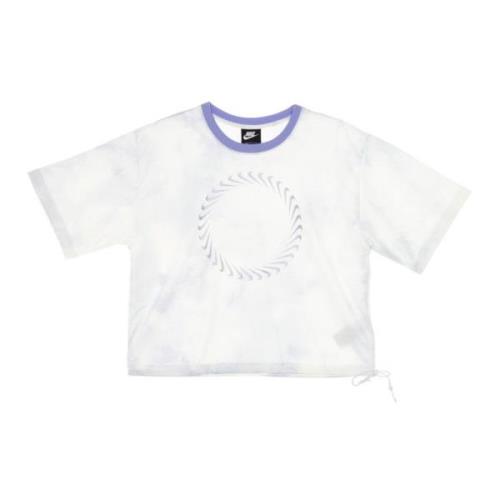 Nike Mesh Icon Clash T-Shirt Light Thistle White, Dam