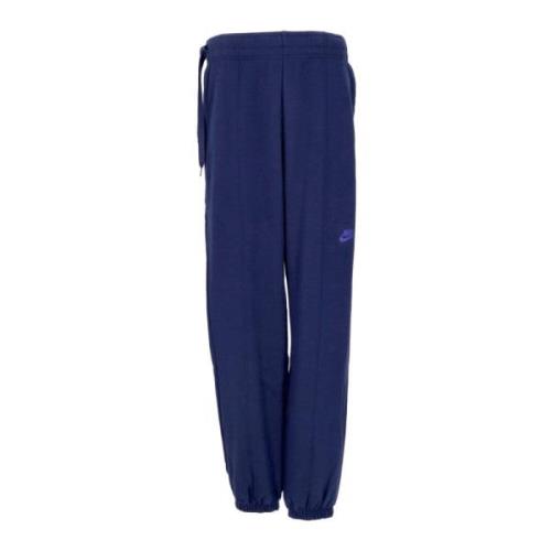 Nike Fleece Dance Tracksuit Byxor Midnatt Blå Blue, Dam