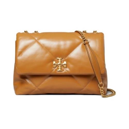 Tory Burch Diamantquiltad Axelväska Brown, Dam