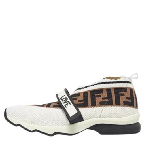 Fendi Vintage Pre-owned Mesh sneakers Brown, Dam