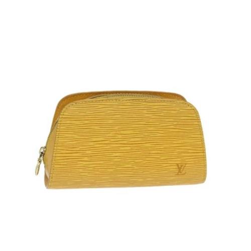 Louis Vuitton Vintage Pre-owned Laeder louis-vuitton-vskor Yellow, Dam