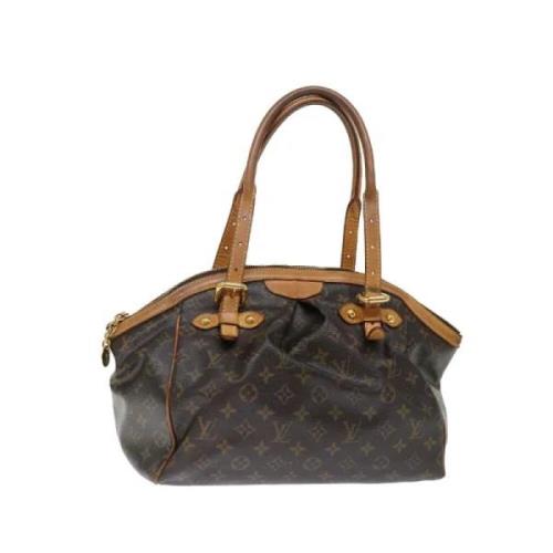 Louis Vuitton Vintage Pre-owned Canvas handvskor Brown, Dam