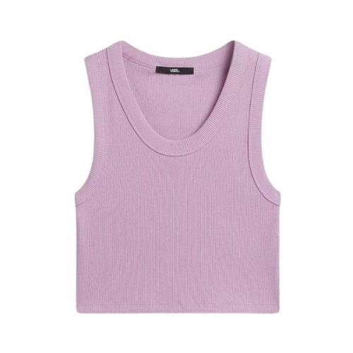 Vans Rib Tank Top Pink, Dam