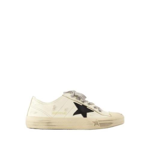 Golden Goose V-Star 2 Sneakers - Läder - Vit/Svart White, Dam