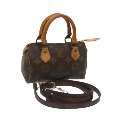 Louis Vuitton Vintage Pre-owned Canvas handvskor Brown, Dam