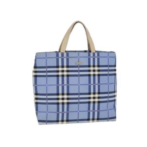 Burberry Vintage Pre-owned Nylon handvskor Blue, Dam