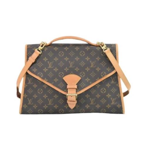 Louis Vuitton Vintage Pre-owned Bomull louis-vuitton-vskor Brown, Dam