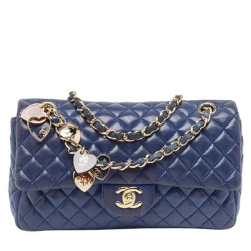 Chanel Vintage Pre-owned Laeder chanel-vskor Blue, Dam