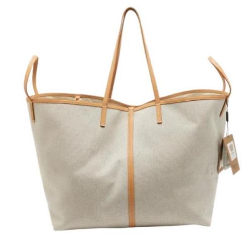 Burberry Vintage Pre-owned Canvas totevskor Beige, Dam