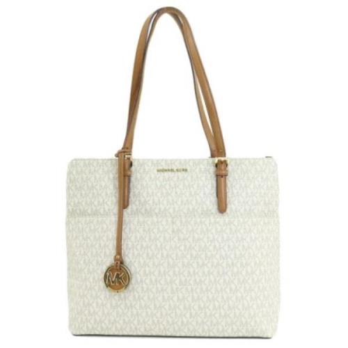 Michael Kors Pre-owned Pre-owned Plast totevskor White, Dam