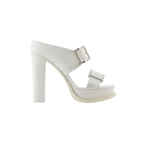 Alexander McQueen Pre-owned Pre-owned Laeder klackskor White, Dam