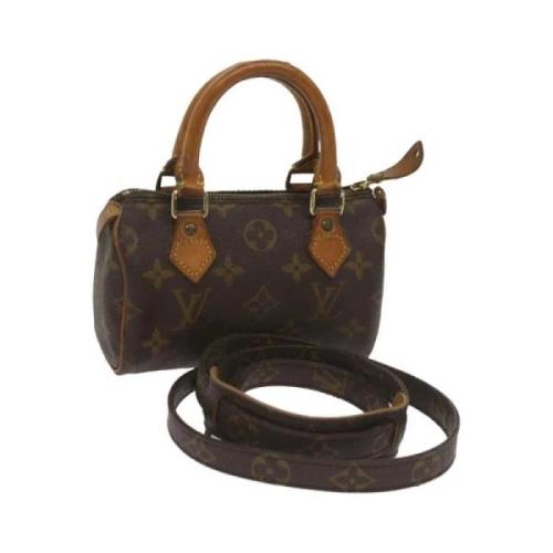 Louis Vuitton Vintage Pre-owned Canvas handvskor Brown, Dam