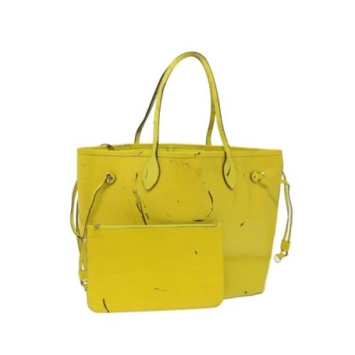 Louis Vuitton Vintage Pre-owned Laeder louis-vuitton-vskor Yellow, Dam