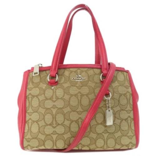 Coach Pre-owned Pre-owned Canvas handvskor Multicolor, Dam