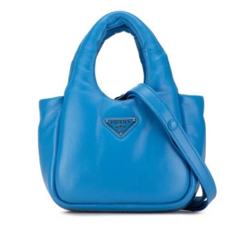 Prada Vintage Pre-owned Laeder prada-vskor Blue, Dam