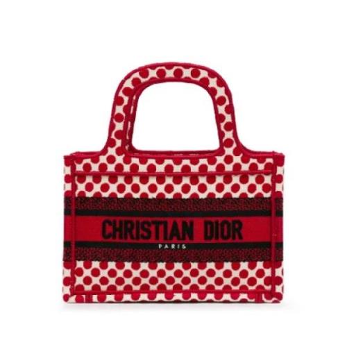 Dior Vintage Pre-owned Canvas dior-vskor Red, Dam