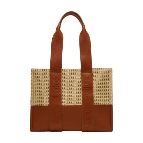 Chloé Brun Woody Toteväska Brown, Dam