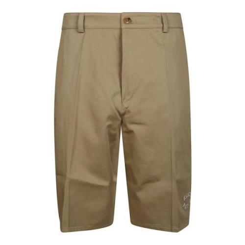 Kenzo Chino Bermuda Shorts Beige, Herr