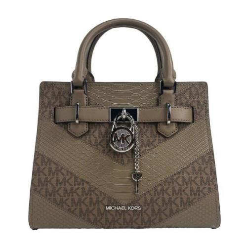 Michael Kors Liten Dusk Satchel Axelväska Green, Dam