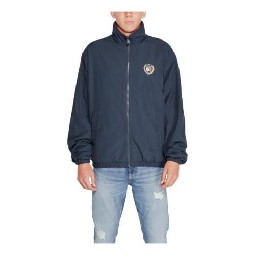 Tommy Hilfiger Blå Zip-up Jacka med Fickor Blue, Herr