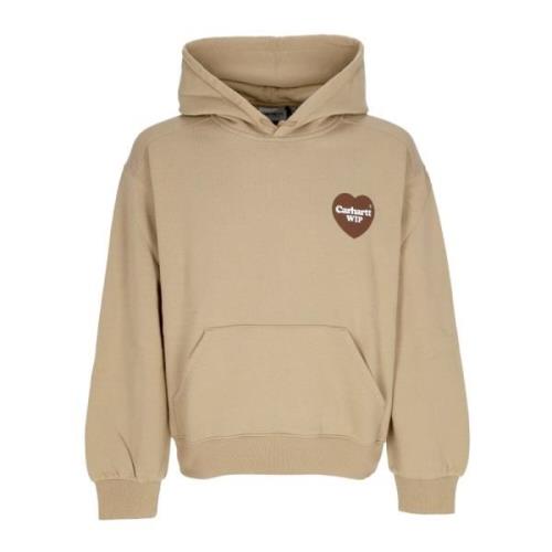 Carhartt Wip Hjärta Hoodie Dammig H Brun Brown, Herr