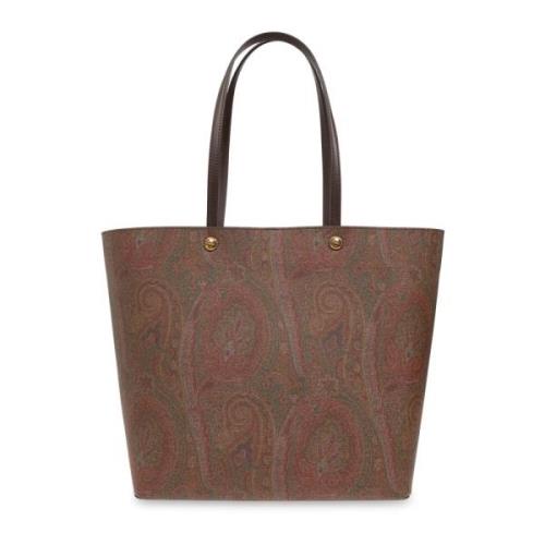 Etro Shopper Väska Brown, Dam