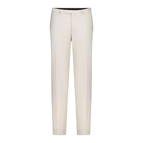 Cinque Slim-Fit Ullblandade Byxor Beige, Herr