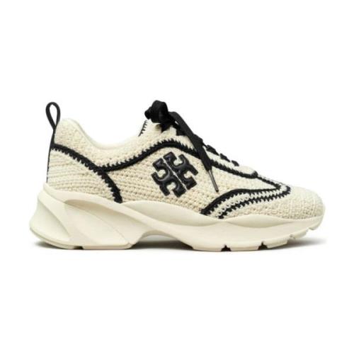 Tory Burch Good Luck Sneakers Vit White, Dam