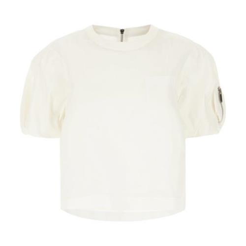 Sacai Stilfull TOP för Trendsetters Beige, Dam