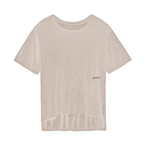 Hinnominate Elegant Beige Modal Tee Beige, Dam