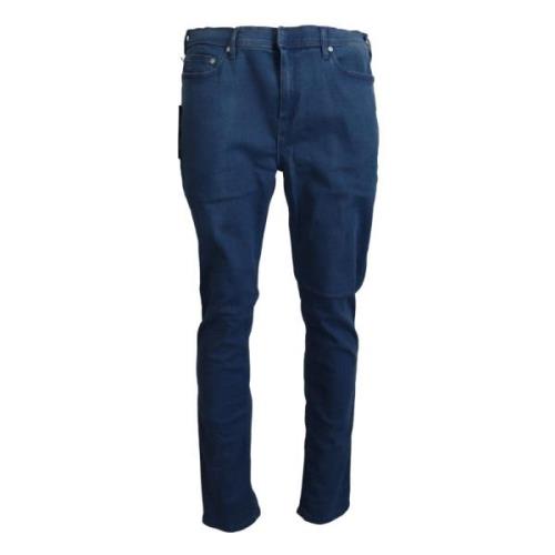 Neil Barrett Bl Skinny Jeans med Designer Appeal Blue, Herr