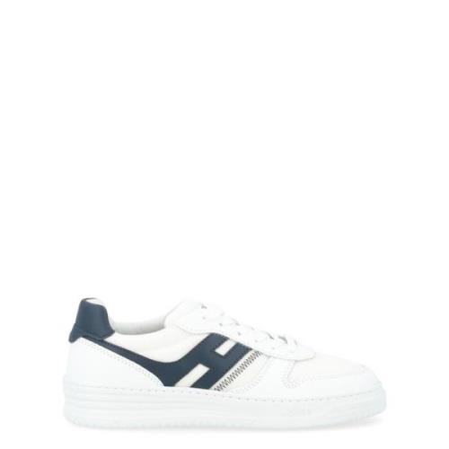 Hogan Vit och Blå Läder Sneaker White, Herr