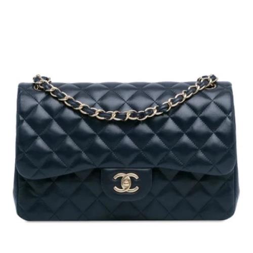 Chanel Vintage Pre-owned Laeder chanel-vskor Blue, Dam