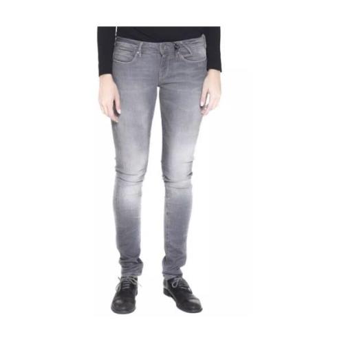 Guess Slim Grå Faded Ben Jeans Gray, Dam