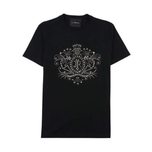 John Richmond Ikoniskt Logotyp Kortärmad T-Shirt Black, Herr