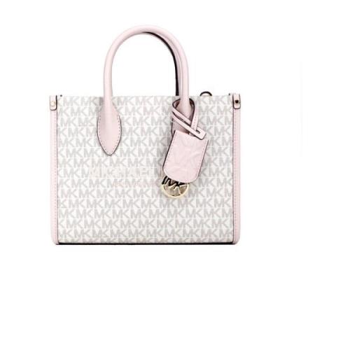 Michael Kors Puder Blush Crossbody Väska White, Dam