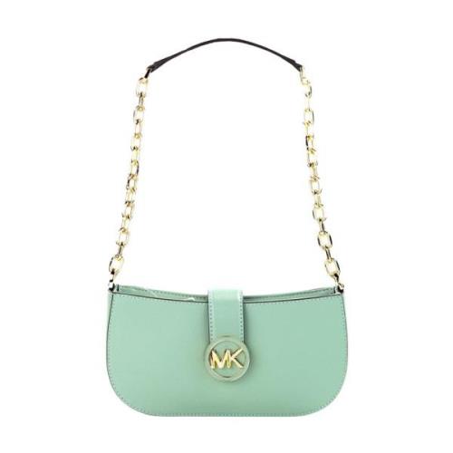 Michael Kors Grön Läder Crossbody Axelväska Green, Dam